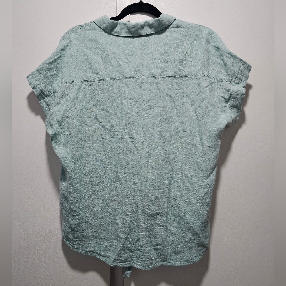 Weatherproof Vintage Ladies' Tie Front Top, Small - Picture 5 of 5